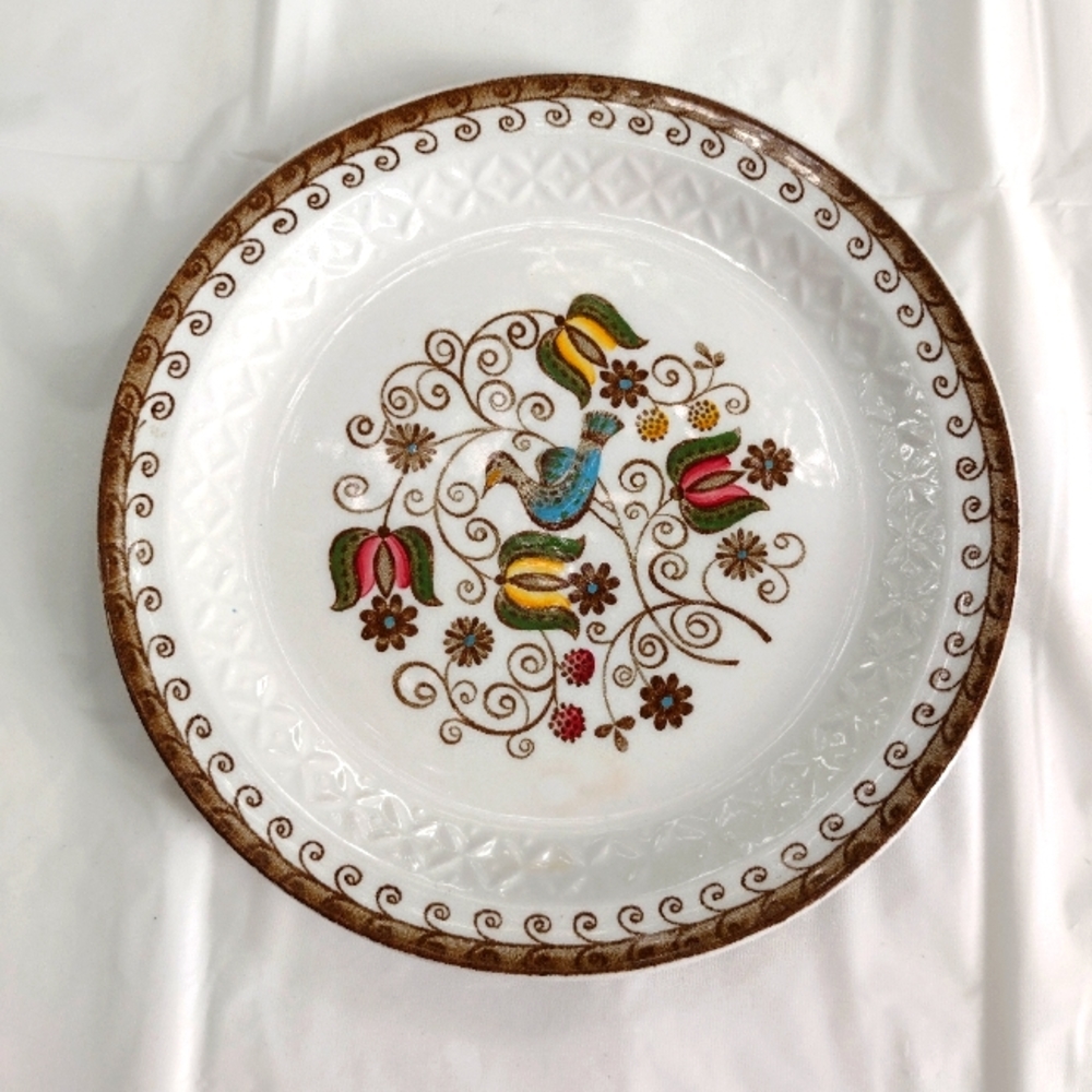 ENGLISH PARTRIDGE Staffordshire salad plate